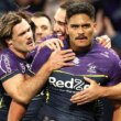 Shawn Blore in action for the Melbourne Storm.
