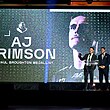 AJ Brimson after accepting his first Paul Broughton Medal.