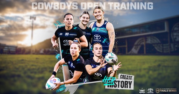 Cowboys Host Open Training for NRLW Finals