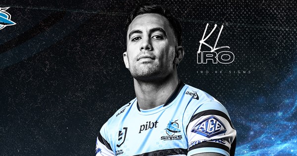 Iro recommits to Sharks until end of 2029