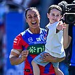 Yasmin Clydsdale was sensational for the Knights in her milestone game.