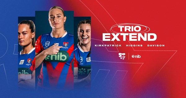 Knights extend NRLW trio