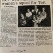 The inaugural Jillaroos Test matches received some publicity in local newspapers leading into the games.