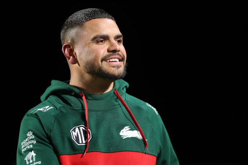 Latrell Mitchel smiles.