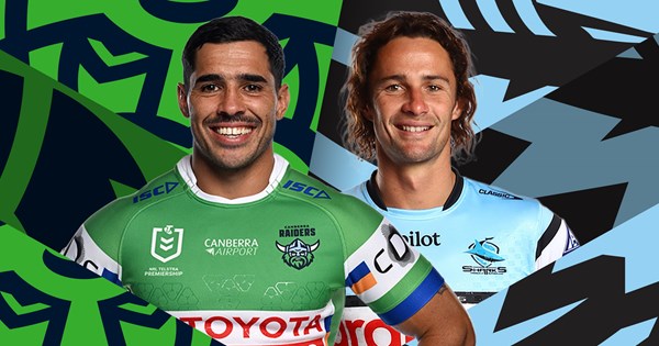 Raiders v Sharks: Green Machine unchanged; Hazelton races clock