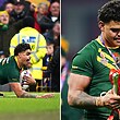 Latrell Mitchell starred for the Kangaroos during their victorious Rugby League World Cup campaign in 2022. Pic: AAP