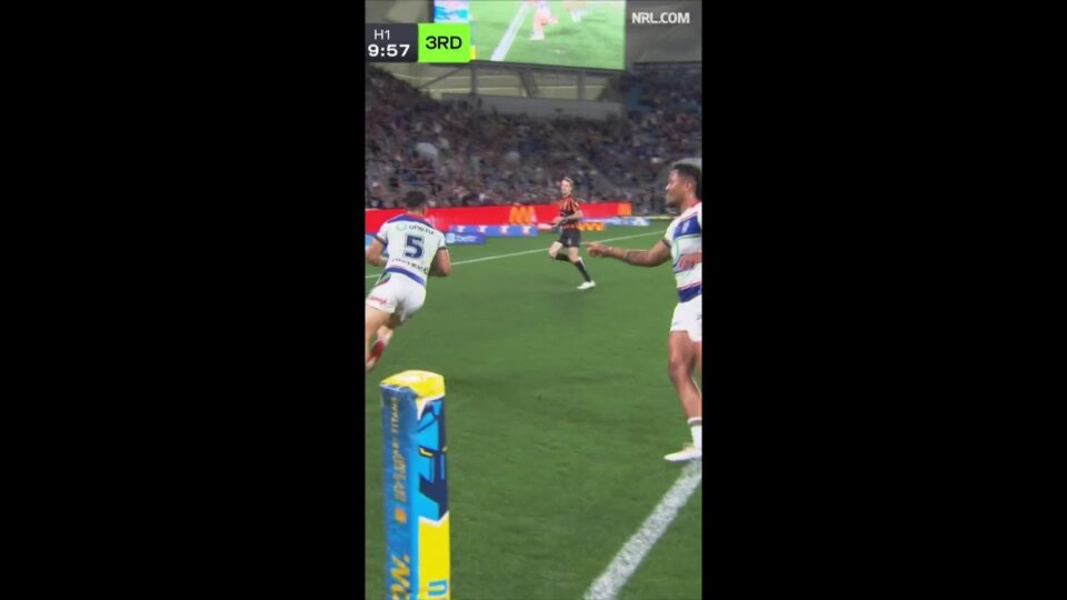 Roger Tuivasa-Sheck Tries in Gold Coast Titans vs New Zealand Warriors