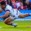 Wakefield Trinity's Mason Lino scores a try against Hull Kingston Rovers