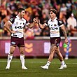 Reece Walsh and Ben Hunt have been combining well in the spine.