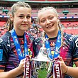 Picture by Allan McKenzie/SWpix.com - 07/06/2025 - Rugby League - Betfred Women's Challenge Cup Final - St Helens v Wigan Warriors - Wembley