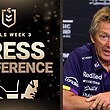 NRL Finals 2025 | Melbourne Storm | Press Conference | Week 3