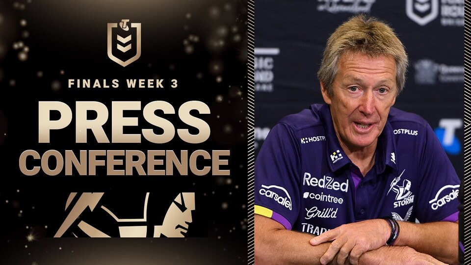 NRL Finals 2025 | Melbourne Storm | Press Conference | Week 3