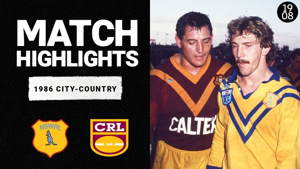 Sydney Firsts v Country Firsts | 1986 City-Country | Classic Match Highlights