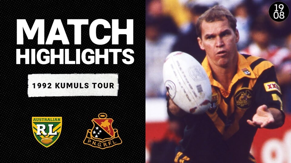 Australia v Papua New Guinea | 1992 Kumuls Tour | Classic Match Highlights