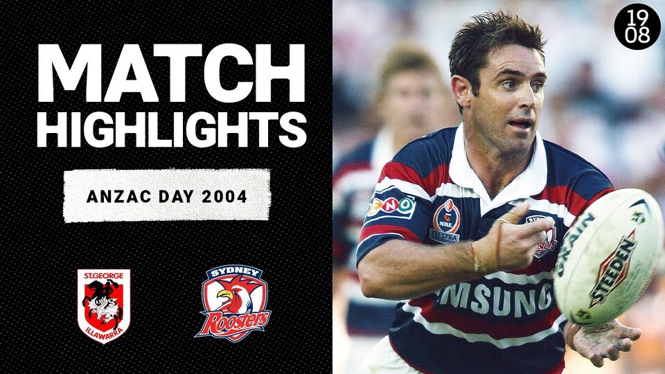 St George Illawarra Dragons v Sydney Roosters | Round 7, 2004 | Classic Match Highlights