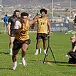 Former Jamaica Rugby 7s star Jack Rampton as the 2025 NRL Vegas Combine