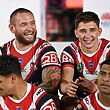 JWH and Victor Radley soak up the Roosters' 2018 premiership success.