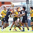 Jillaroos co-captain Kezie Apps made her international debut in 2014.