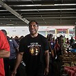 Kumuls hooker Edwin Ipape at Gordon's Market in Port Moresby.