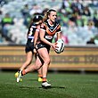 Caitlin Turnbull in action for Wests Tigers.
