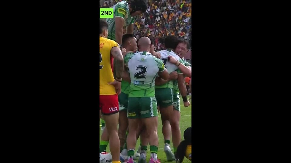 Reubenn Rennie Try | PNG Kumuls v Cook Islands Aitu | 2025