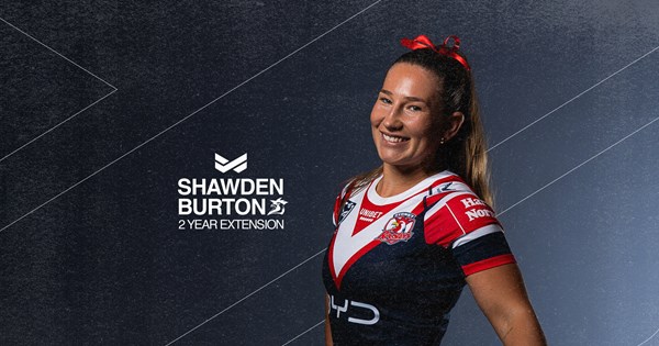 Shawden Burton Extends with the Roosters