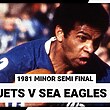 Newtown Jets v Manly Sea Eagles | 1981 Minor Semi Final | Match Replay | NRL Throwback
