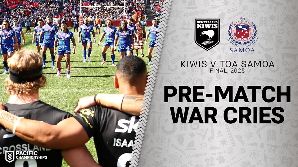 Kiwis v Toa Samoa | 2025 Pacific Championships | Pre Match Challenge | Final