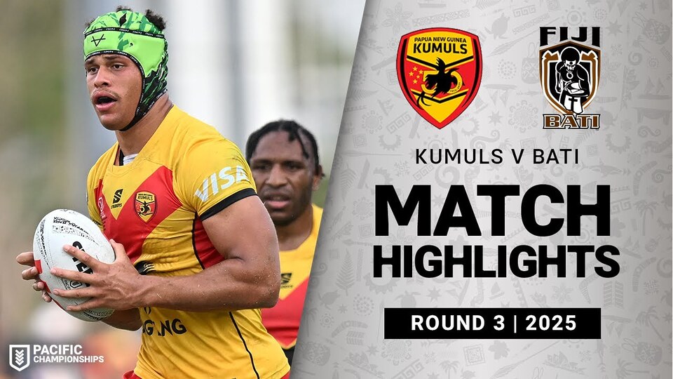 NRL Highlights | 2025 Pacific Championships | PNG Kumuls v Fiji Bati | Match Highlights | Round 3
