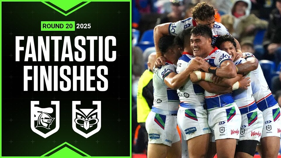 NRL Highlights | NRL Best finishes of 2025: Knights v Warriors - Round 20 | Season Highlights