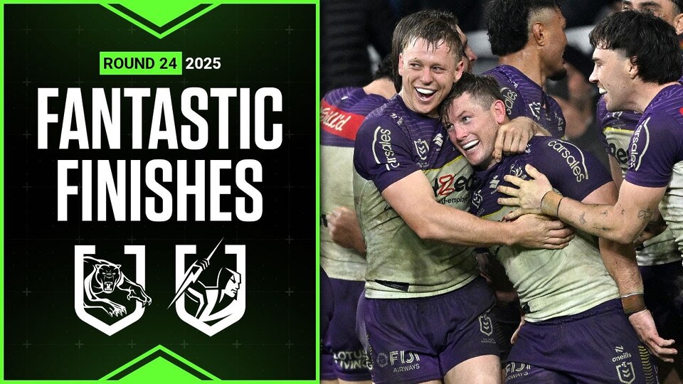 NRL Highlights | NRL Best finishes of 2025: Panthers v Storm - Round 24 | Season Highlights