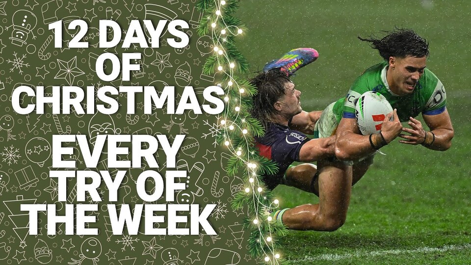 12 Days of Christmas | Every Try of The Week Winner | NRL