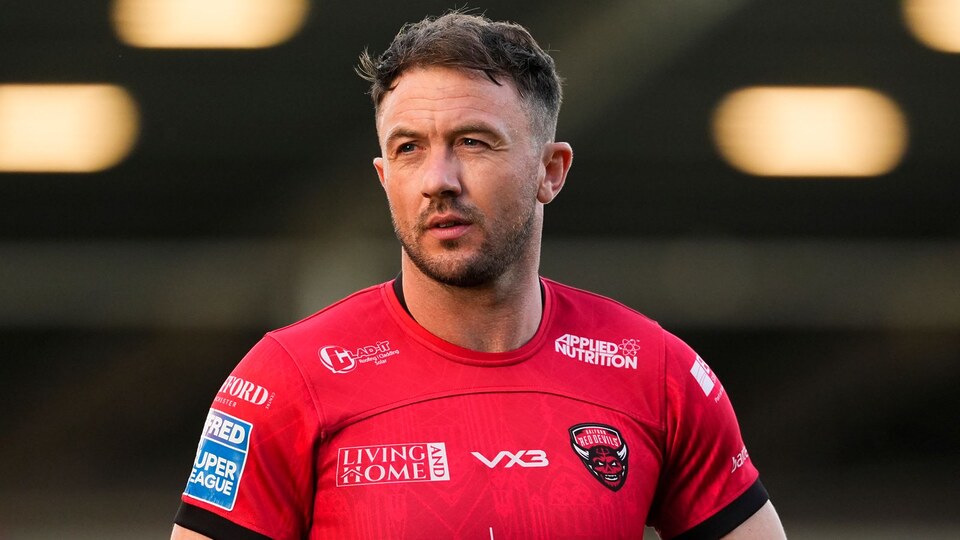 Picture by Olly Hassell/SWpix.com - 31/07/2025 - Rugby League - Betfred Super League Round 20 - Salford Red Devils v Hull KR - Salford Community Stadium, Eccles, England - Ryan Brierley of Salford
