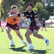 Ben Hunt and Harry Grant training with the Queensland Maroons in 2023.
