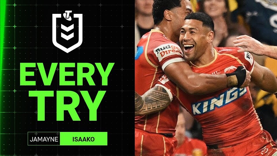 NRL Highlights | Jamayne Isaako's 2025 try-scoring season