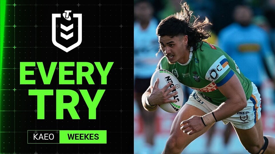 NRL Highlights | Kaeo Weekes' 2025 try-scoring season