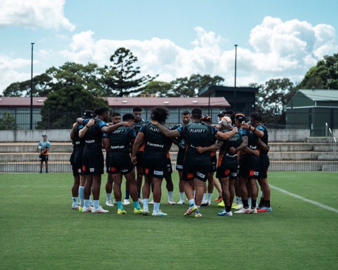 Wests Tigers Pre-Season Training Session