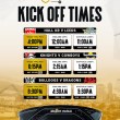 Rugby League Las Vegas 2026: Kick-off times and broadcast details confirmed
