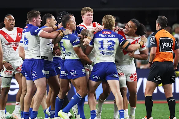 The Dragons showed plenty of fight.