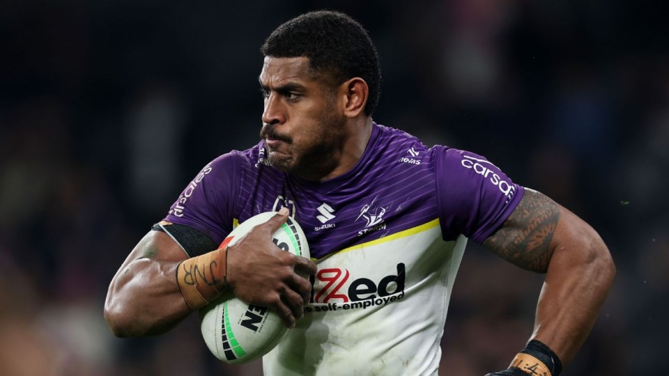 Melbourne Storm forward Tui Kamikamica suffers suspected stroke