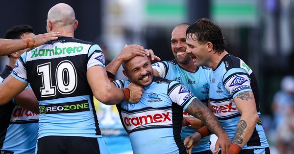 Trindall supreme as Sharks trounce Titans