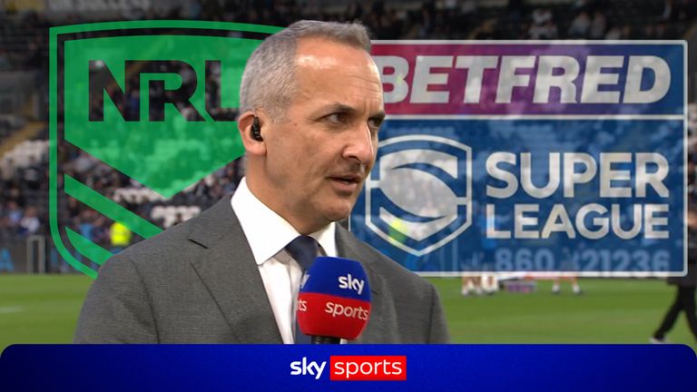 NRL CEO Andrew Abdo joins Sky Sports' Bryan Carney as he explains the intentions of the NRL they are in-talks in take over the Super League and how that could be potentially look like.