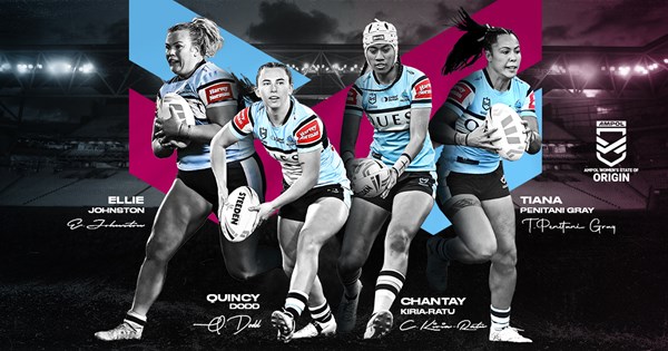 Four Sharks selected for women's Origin opener