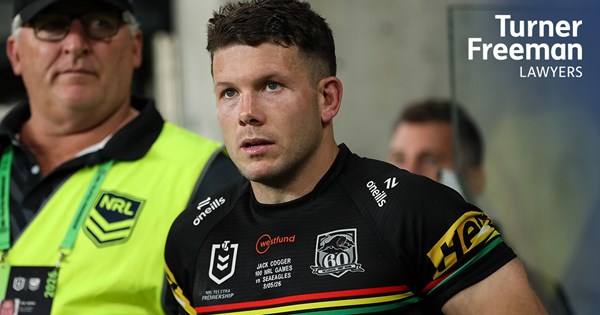 Cogger charged for high tackle