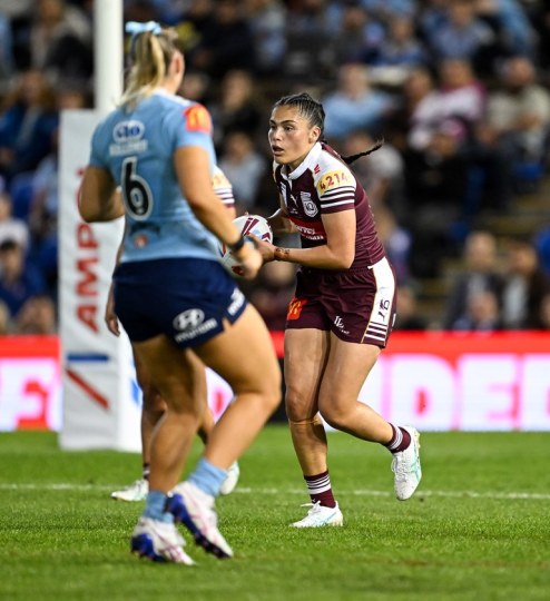 Ivana Lolesio in her Game One State of Origin debut.
