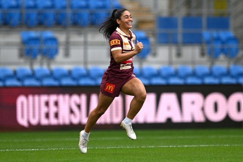 Destiny Mino-Sinapati prepares to make her Origin debut.