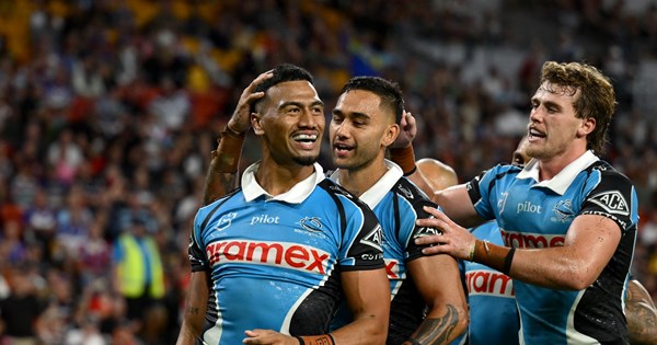 Dominant Sharks down the Dogs
