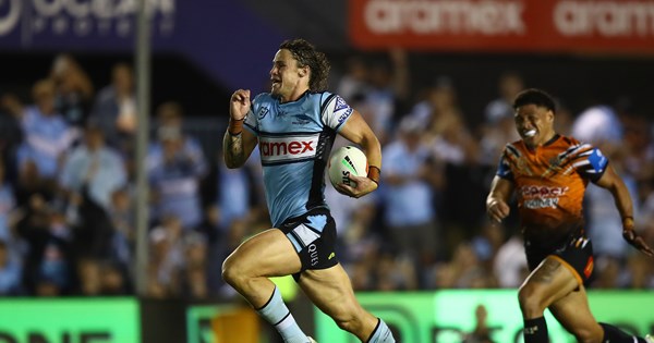 Sharks find form in big win over the Wests Tigers