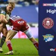Highlights of the Super League game between Wigan Warriors and Leeds Rhinos.
