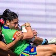 Sharks win by a hair for first of the season